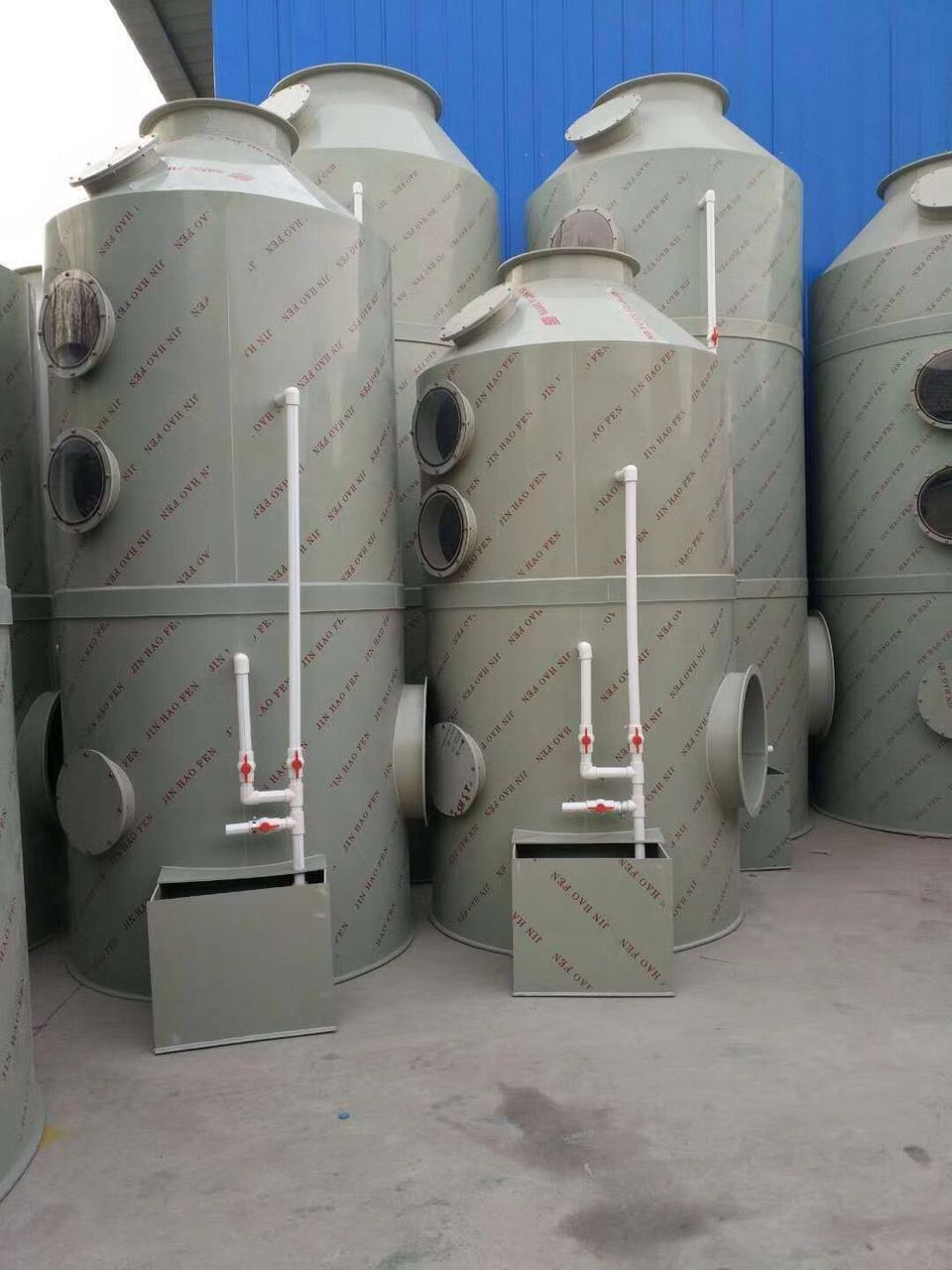 泽信环保-喷淋塔的工作原理和适用范围