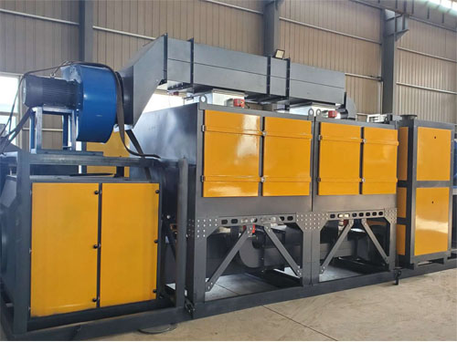 催化燃烧设备的组成和工作原理：